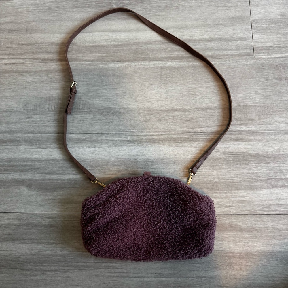 Isaac Mizrahi Fuzzy Crossbody Purse